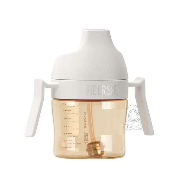 لیوان نی‌دار 210 میل هی اور شی سفید سیسمونی نوزادی بامادری Bamadari