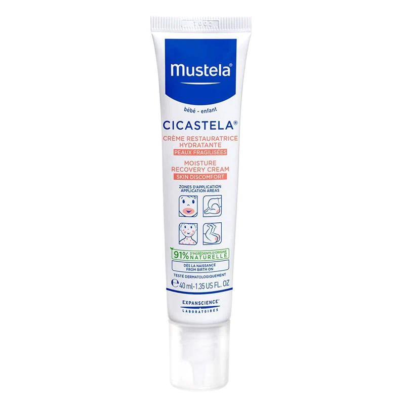 کرم ترمیم آسیب پوستی و زخم سیکاستلا 40میل موستلا Mustela